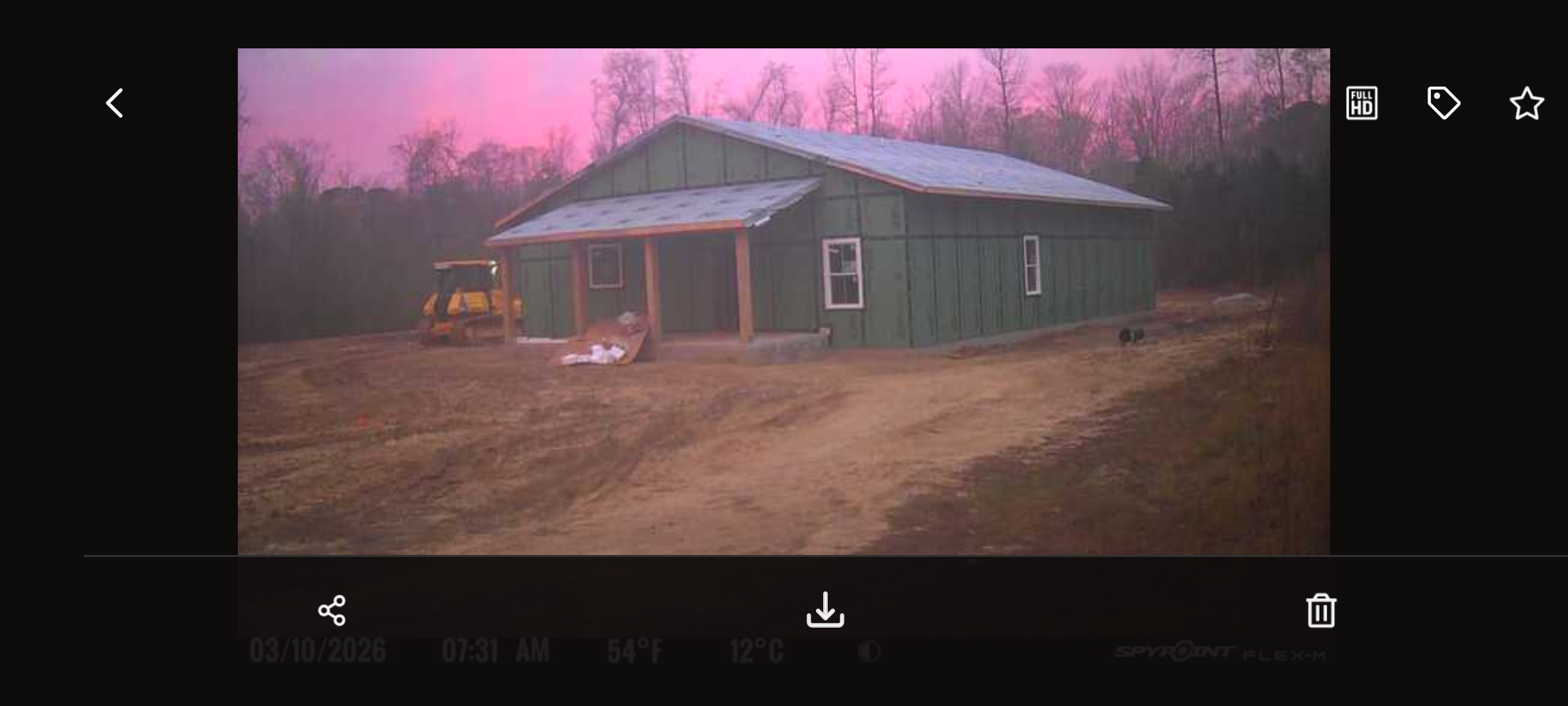 Finished framing